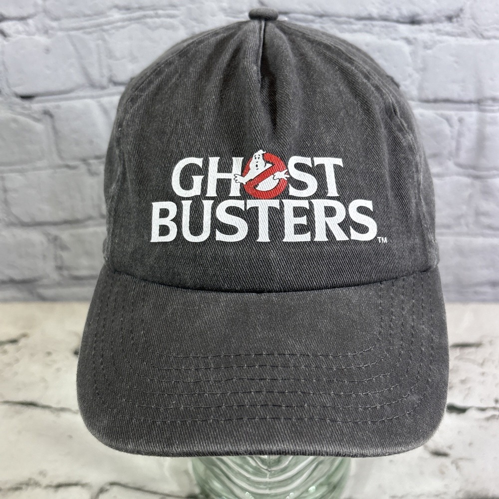Ghost Busters Hat/Cap Grey Adjustable Snapback OSFM New NWT